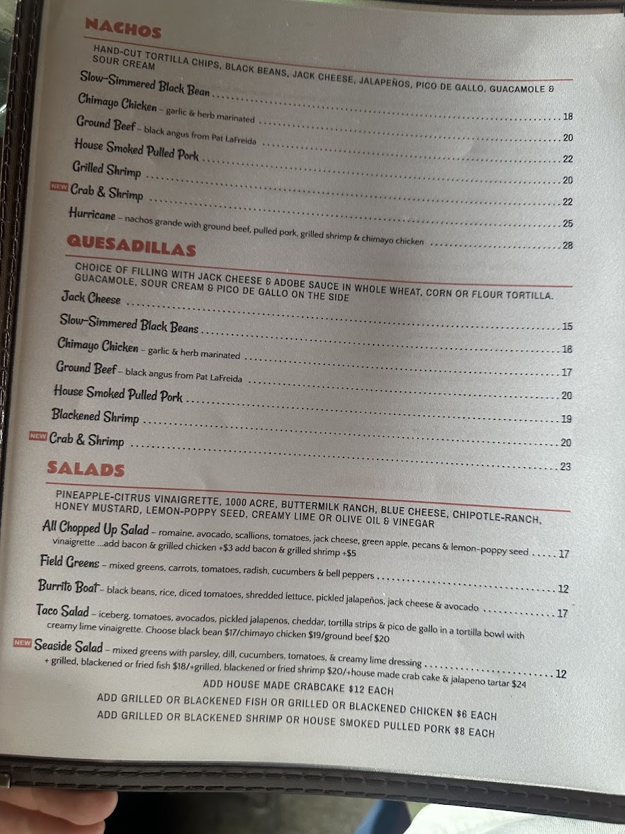 Cowgirl SeaHorse Menu - Image 1